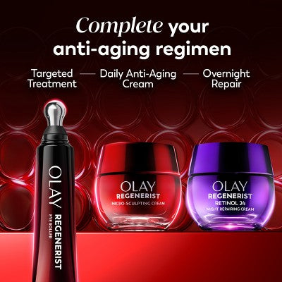 Olay Regenerist Anti-Aging Eye Wrinkle Treatment, Firming & Hydrating 0.68 fl oz - New