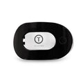 TELETIES Medium Flat Round Hair Clip Jet Black - New