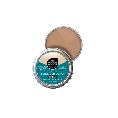 All Good Tinted Sunscreen Butter SPF 50 1oz - New